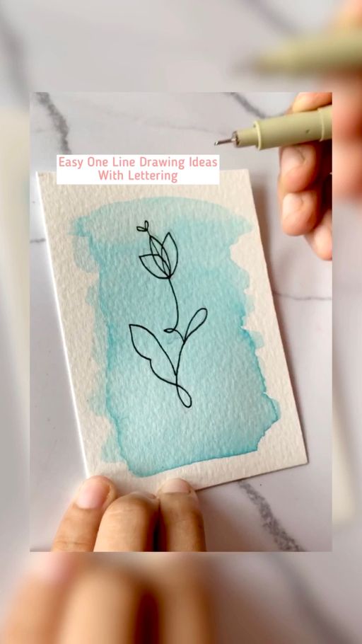 Easy One Line Drawing Ideas On Tangi